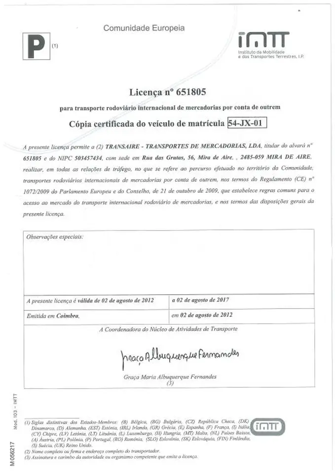 Transaire - Certificado_IMTT